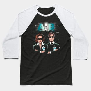 Agents In Black Baseball T-Shirt